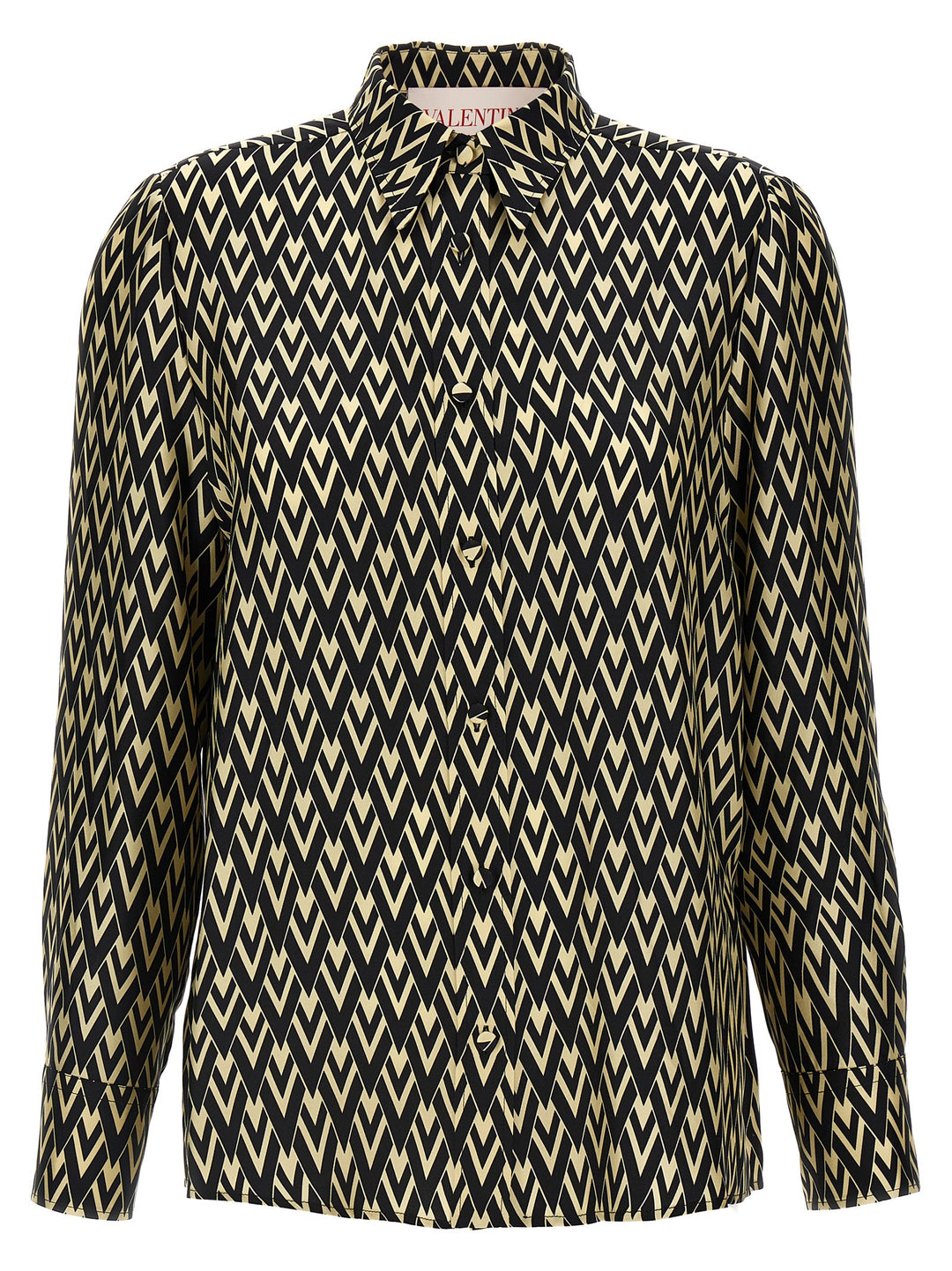 Valentino Garavani Bicolor Silk Blouse