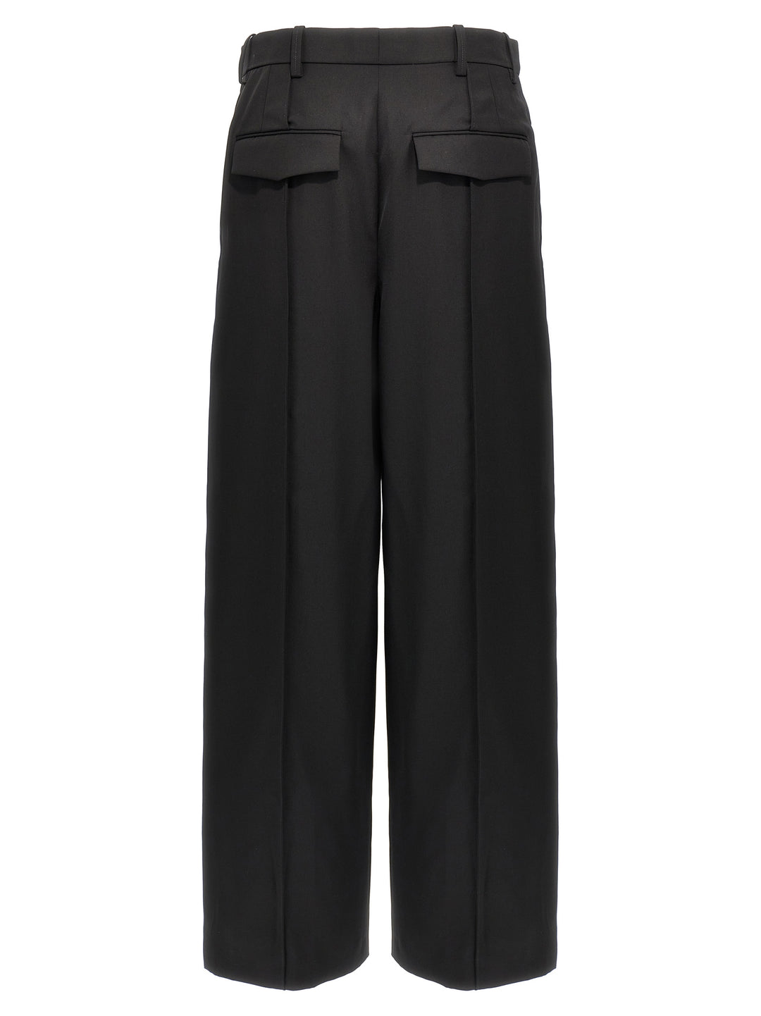Wardrobe.Nyc Black Wool Casual Pants