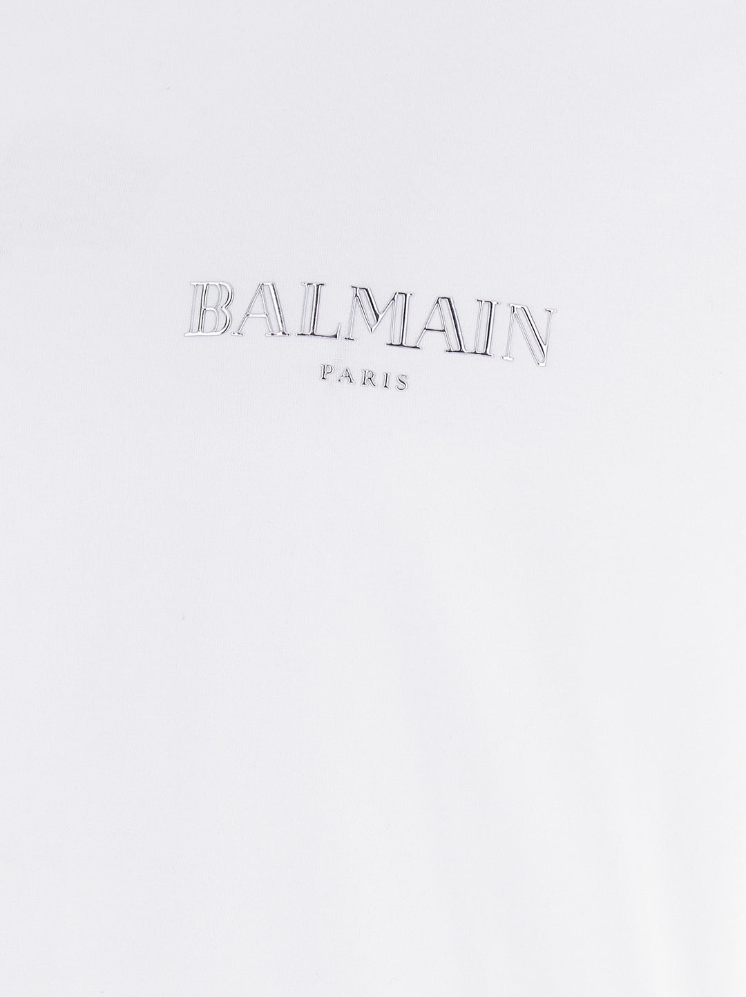 Balmain White Organic Cotton T-Shirt