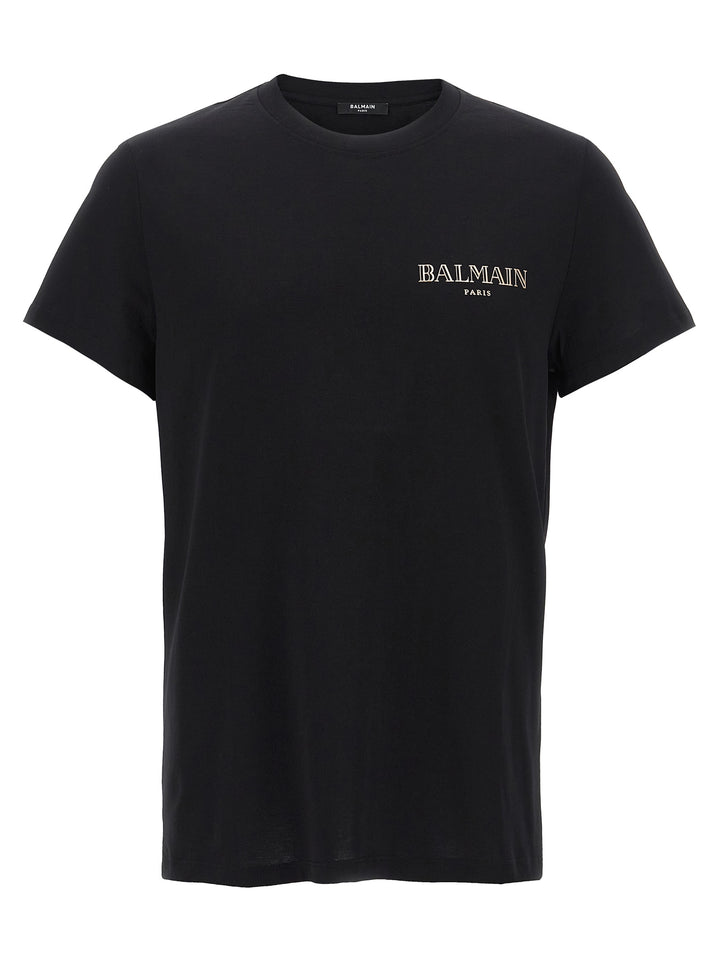 Balmain Black Organic Cotton T-Shirt