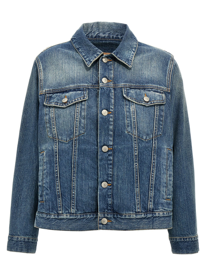 MM6 Maison Margiela Blue Cotton Denim Jacket