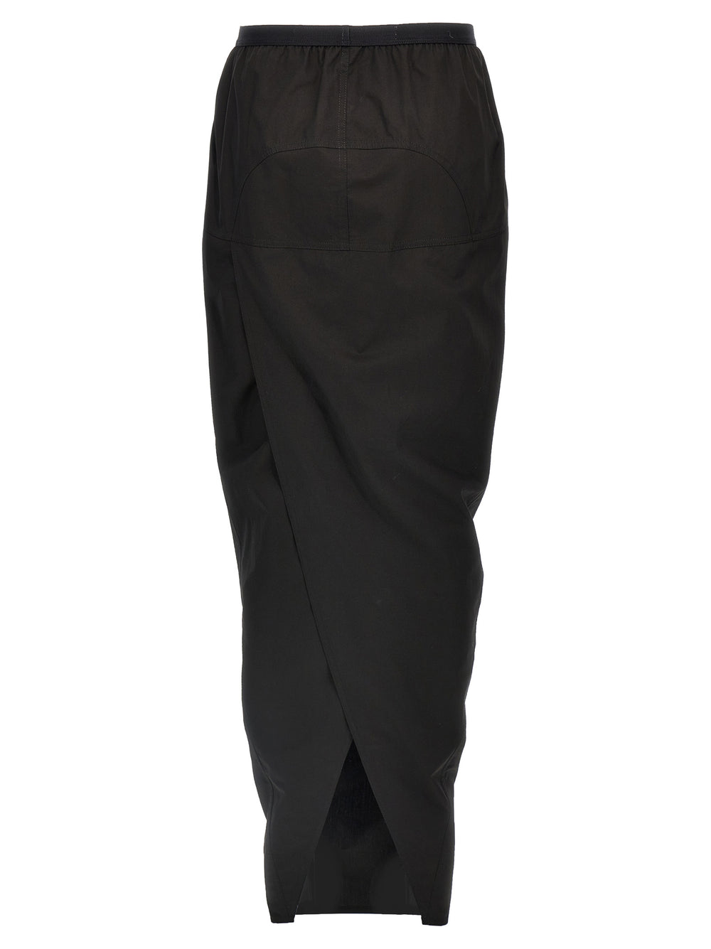 Women’s Rick Owens Black Cotton Mini Skirt