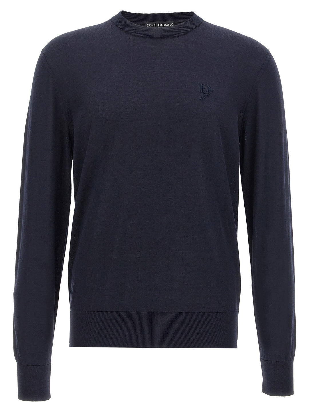 Dolce &amp; Gabbana Blue Silk Cardigan