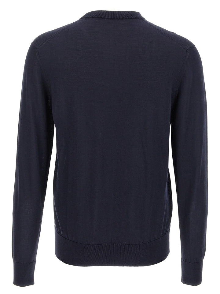 Dolce &amp; Gabbana Blue Silk Cardigan