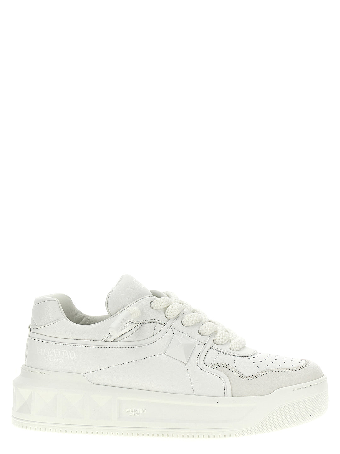 Valentino Garavani White Calfskin Chunky Sneakers