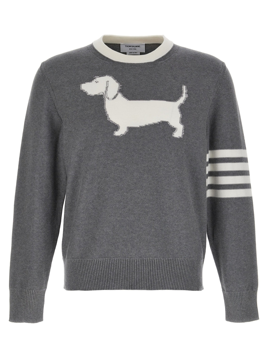Thom Browne Gray Cotton Cardigan