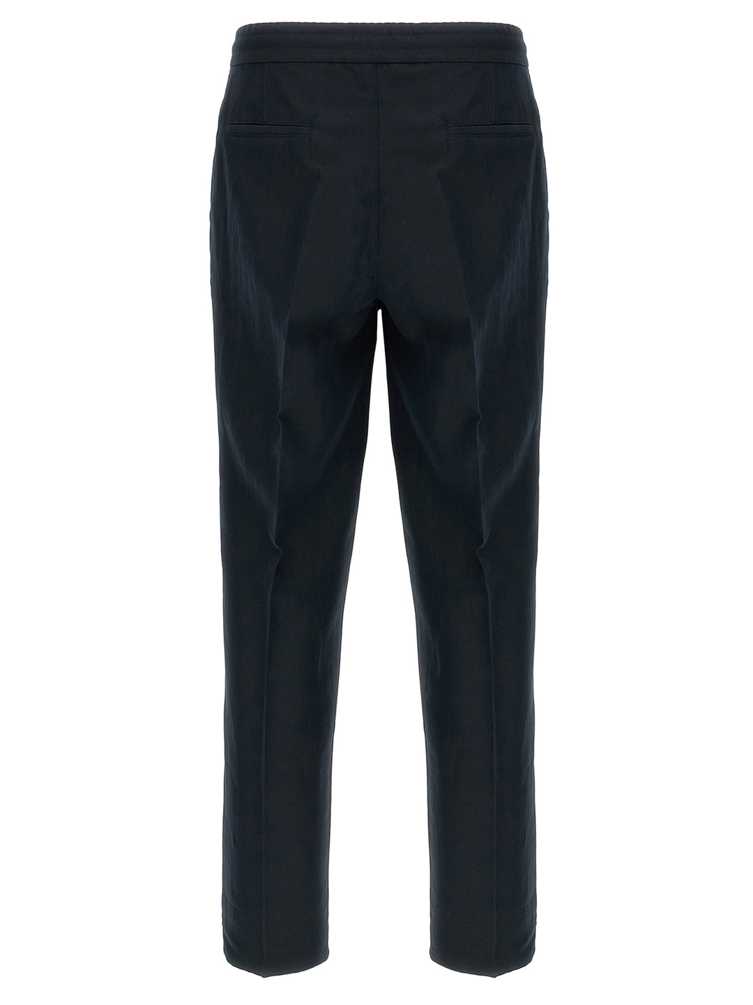 Brunello Cucinelli Blue Linen Casual Pants