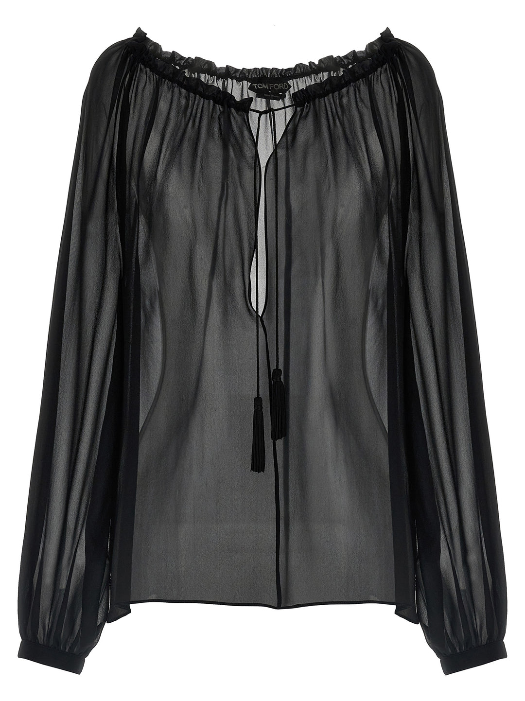 Tom Ford Black Silk Blouse