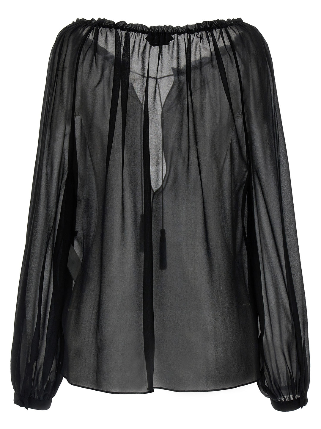 Tom Ford Black Silk Blouse