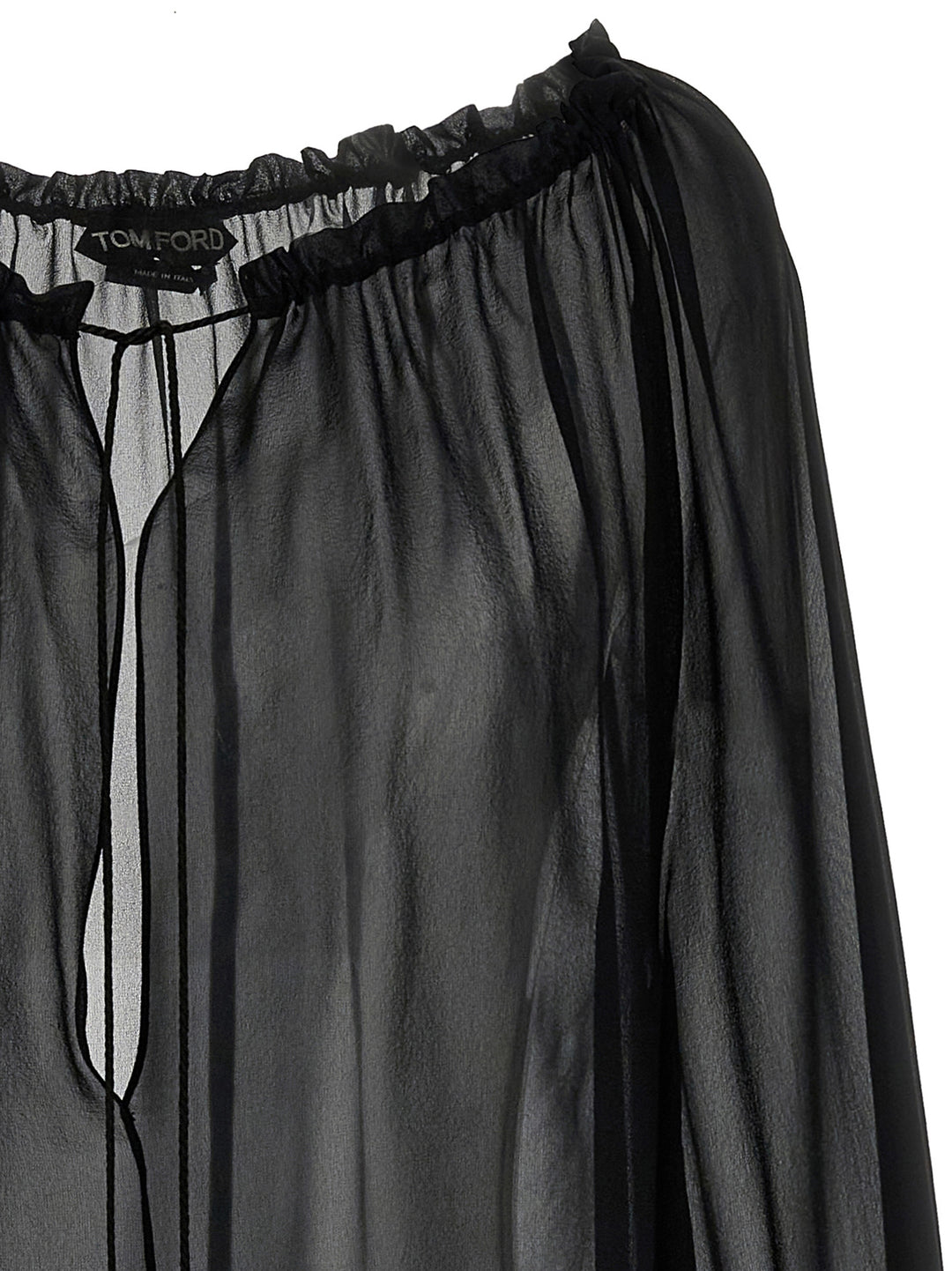 Tom Ford Black Silk Blouse