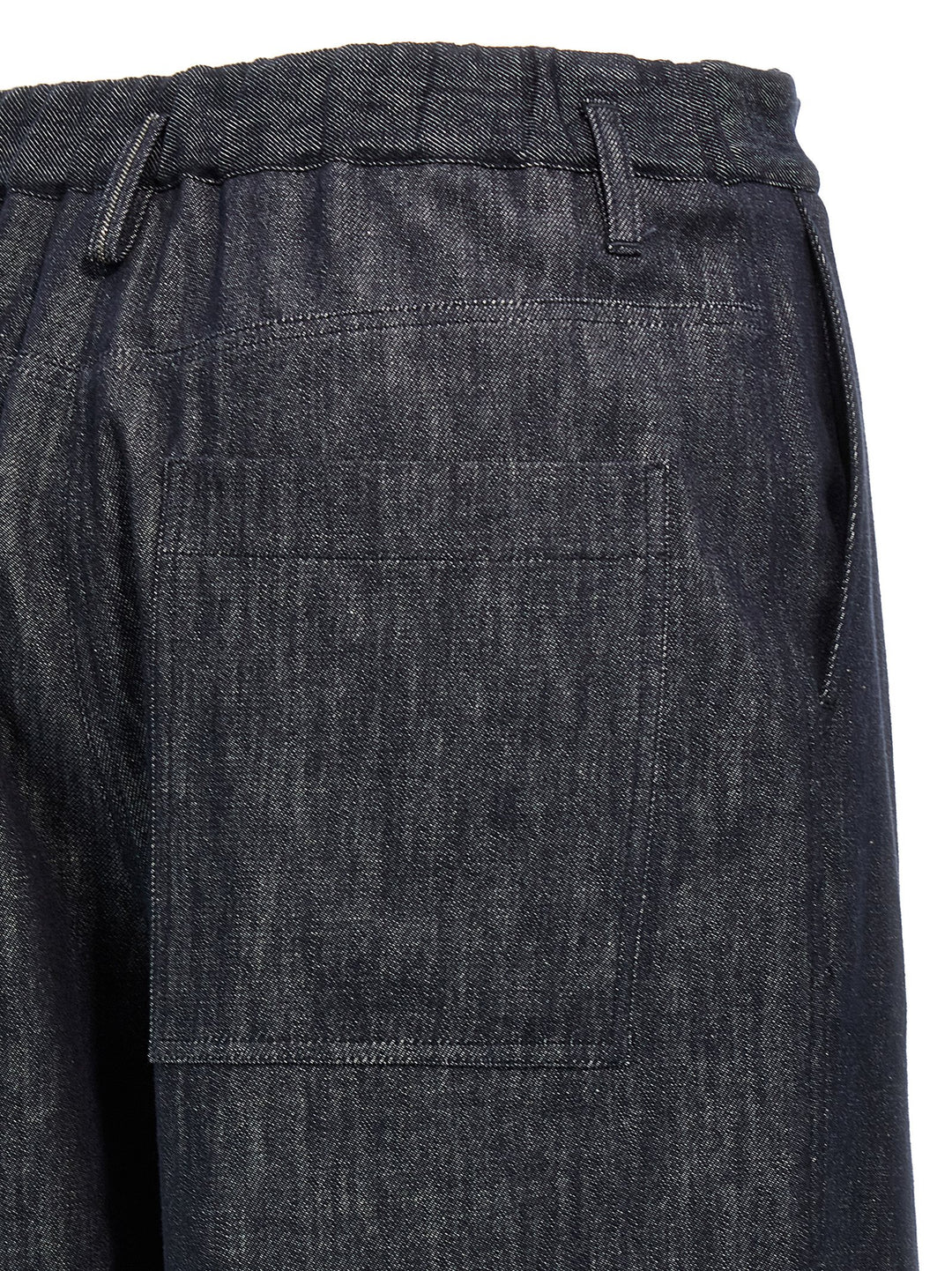 Brunello Cucinelli Blue Cotton Casual Pants
