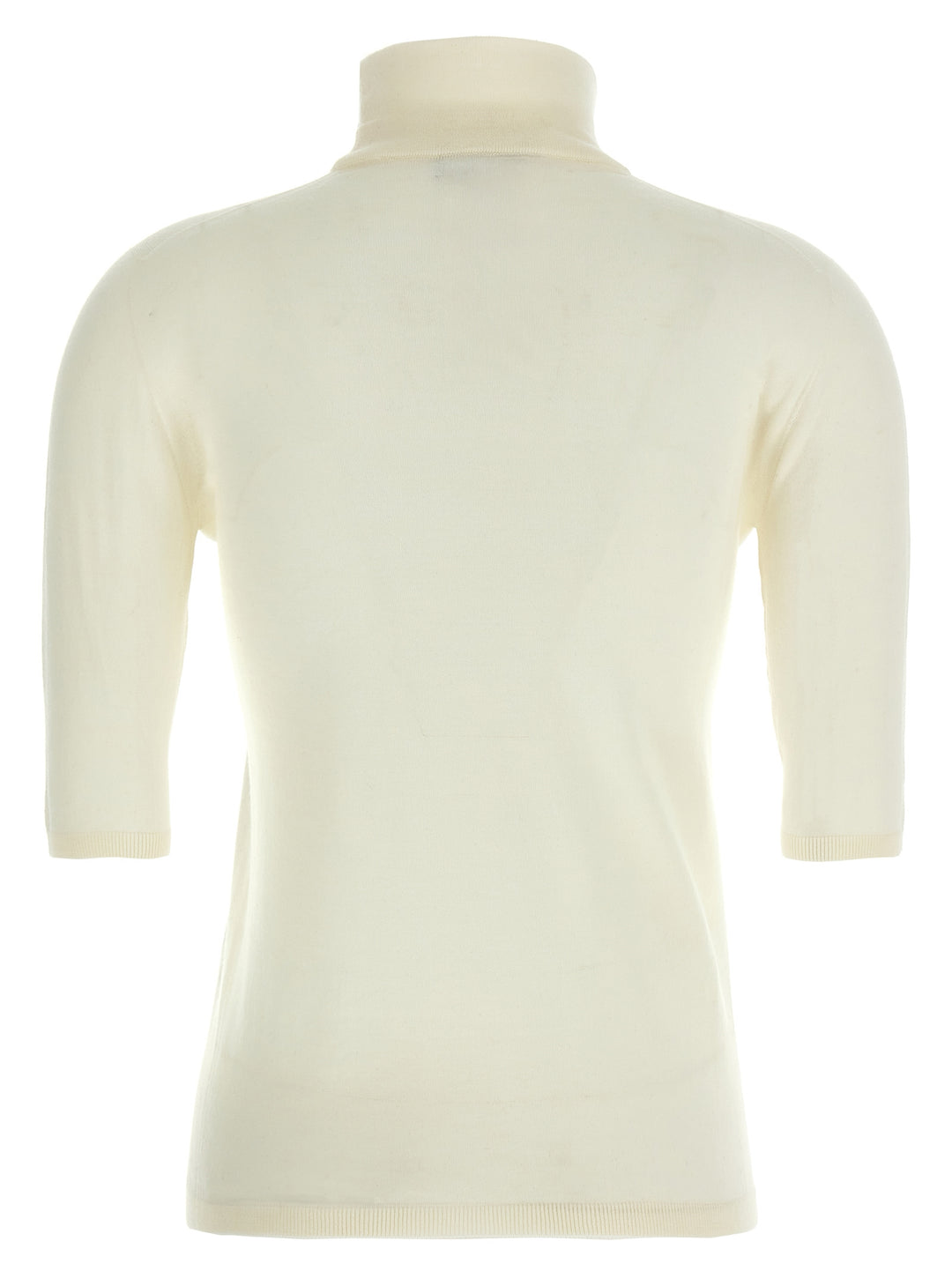 Max Mara White Virgin Wool Cardigan