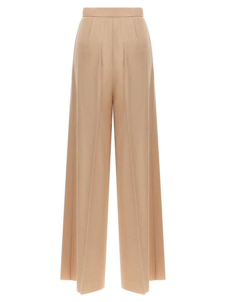 Max Mara Beige Virgin Wool Casual Pants