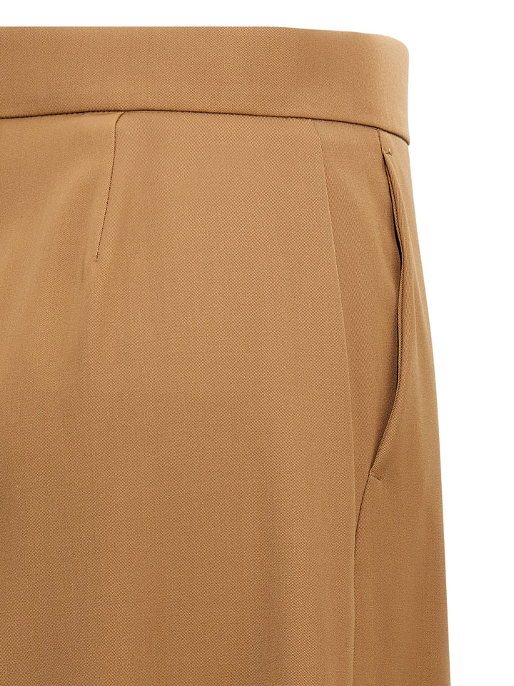 Max Mara Brown Virgin Wool Casual Pants