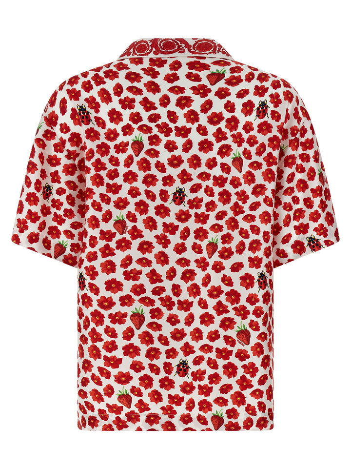 Versace Multicolor Silk Blouse