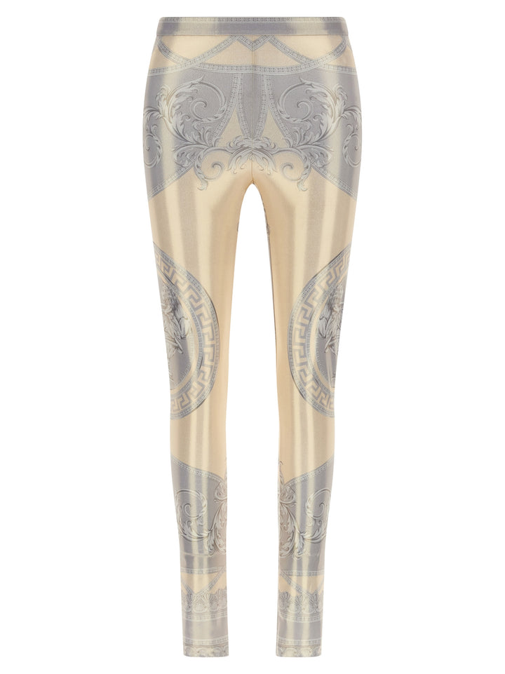 Versace Multicolor Polyester Leggings