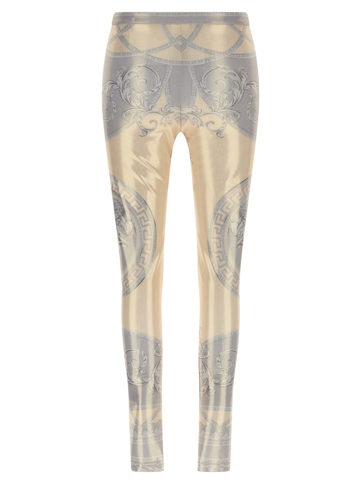 Versace Multicolor Polyester Leggings