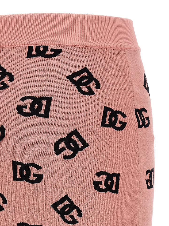 Dolce &amp; Gabbana Multicolor Viscose Midi Skirt