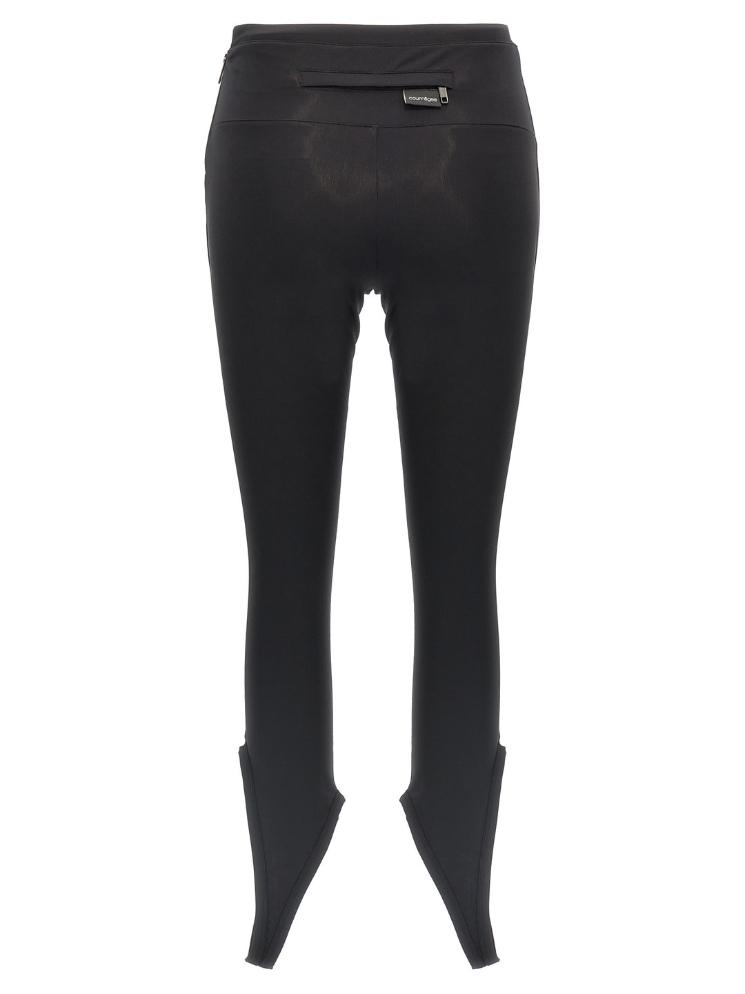 Courrèges Black Polyamide Leggings