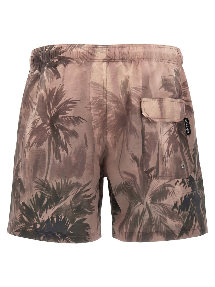 Palm Angels Multicolor Polyester Swim Shorts