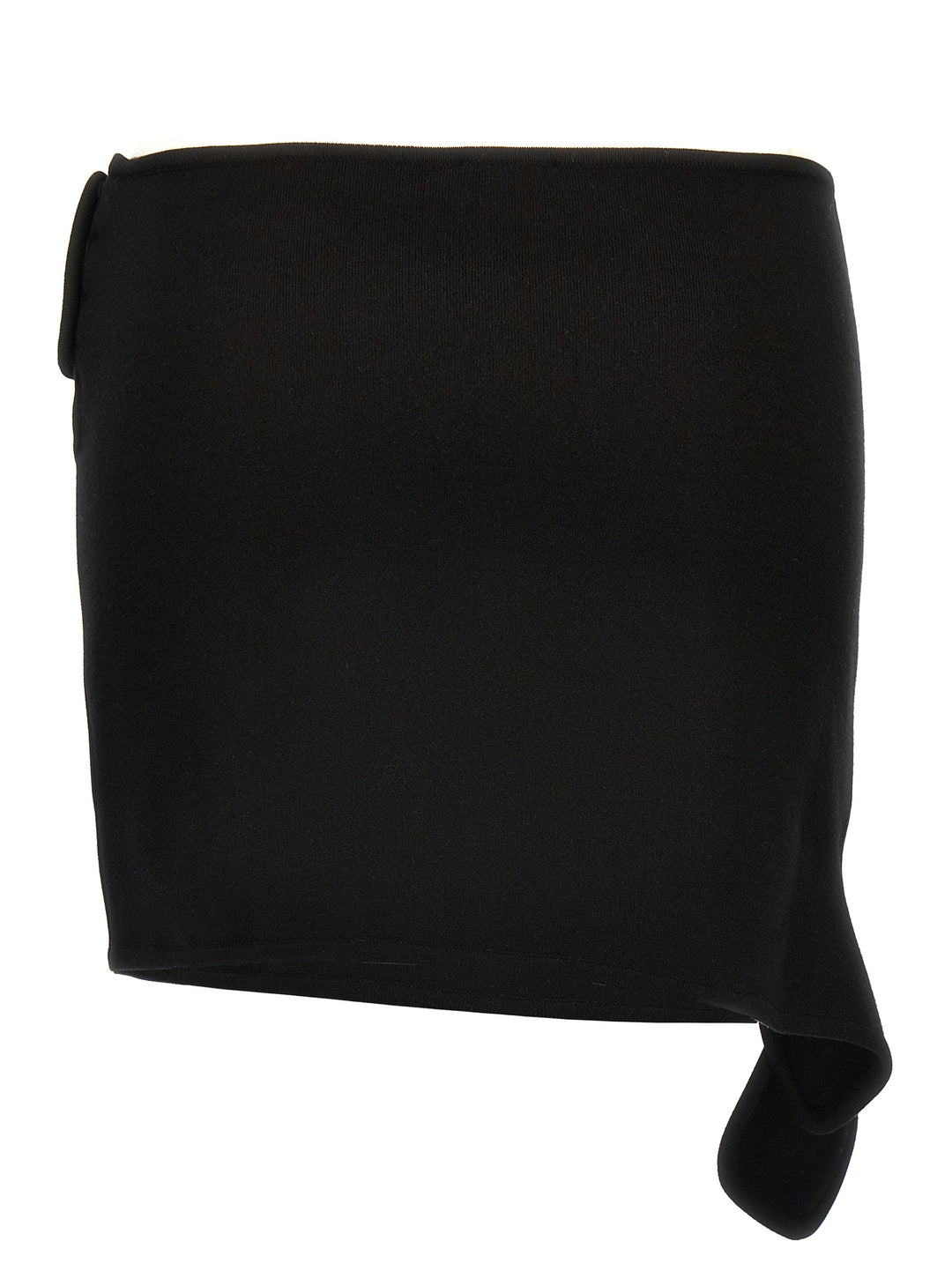 Courrèges Black Viscose Long Skirt