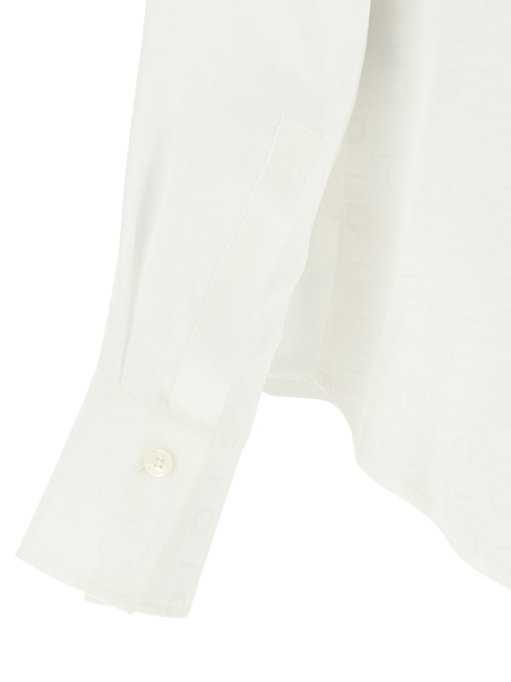 Ferragamo White Silk Blouse