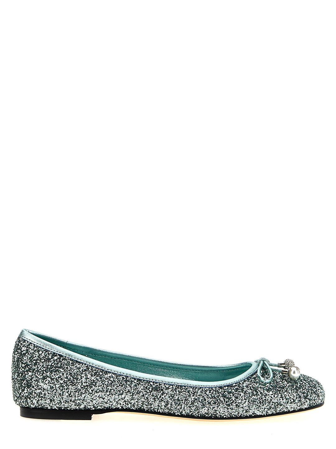 Jimmy Choo Bicolor Textile Ballet Flats