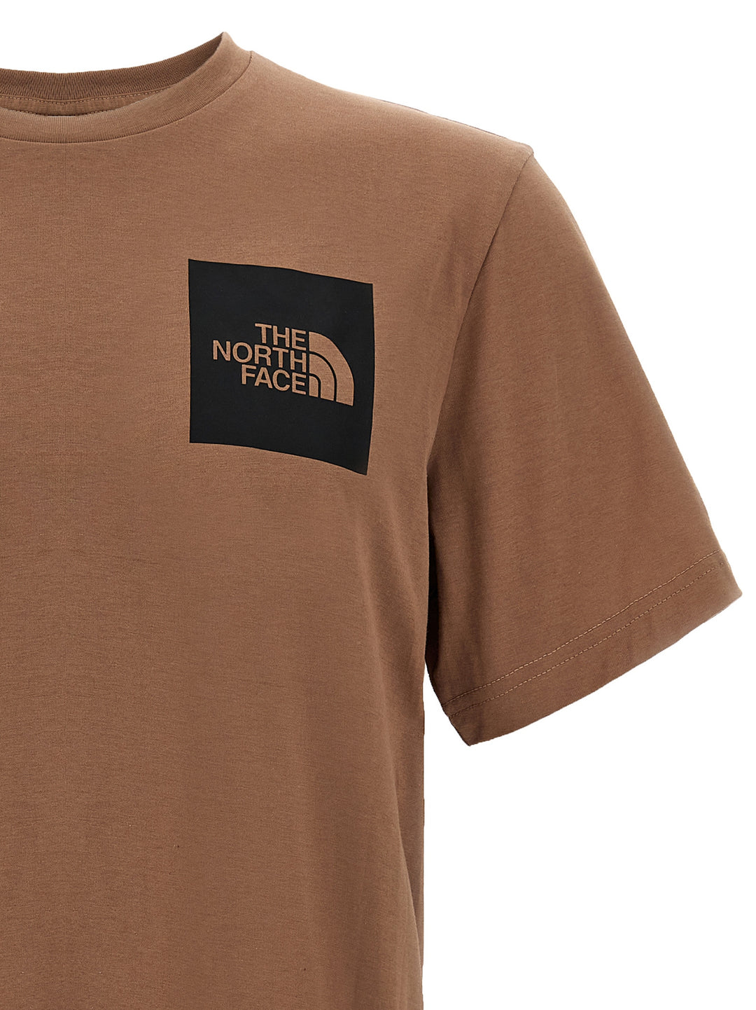 The North Face Brown Cotton T-Shirt