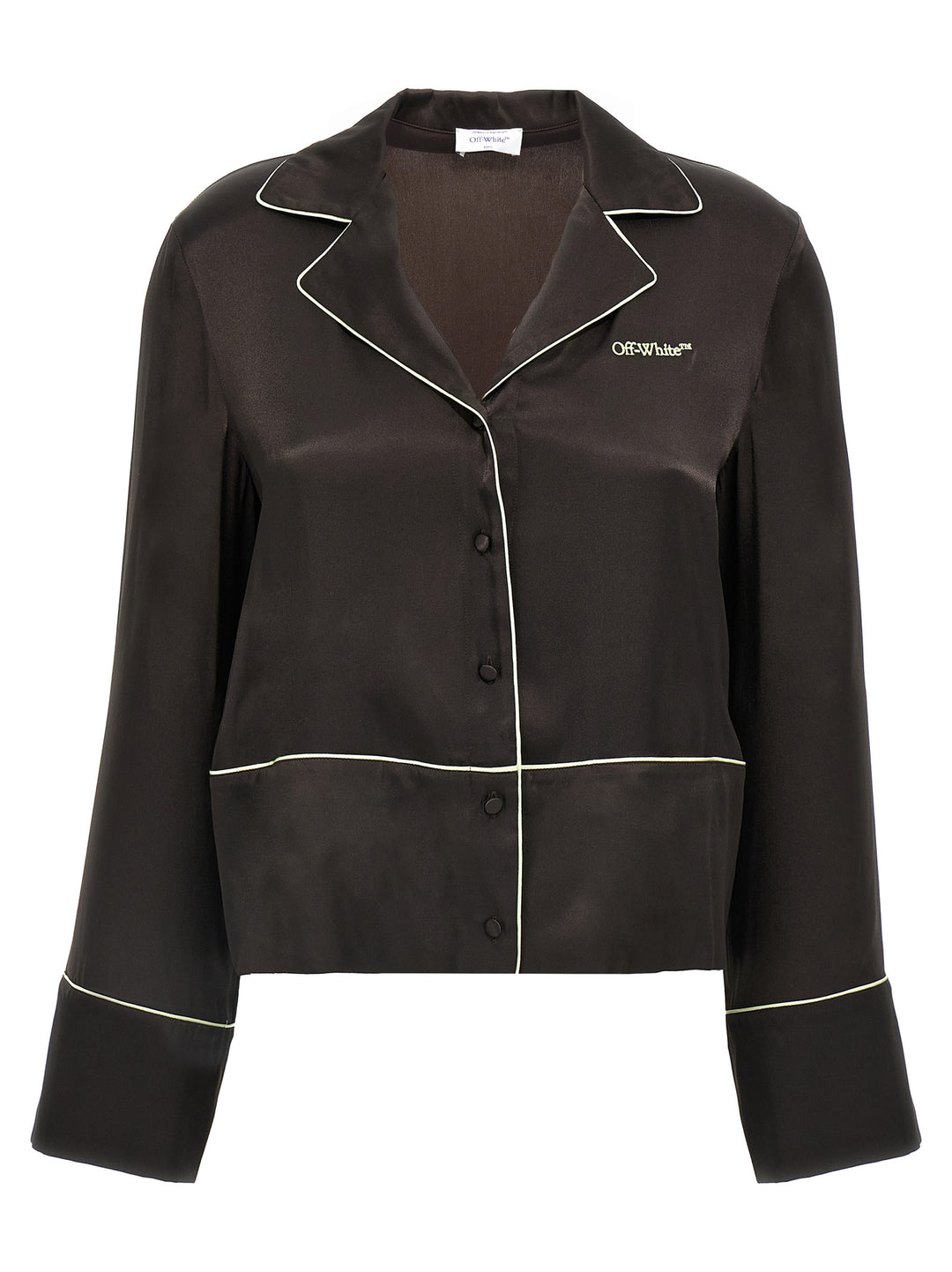 Off-White Black Acetate Blouse
