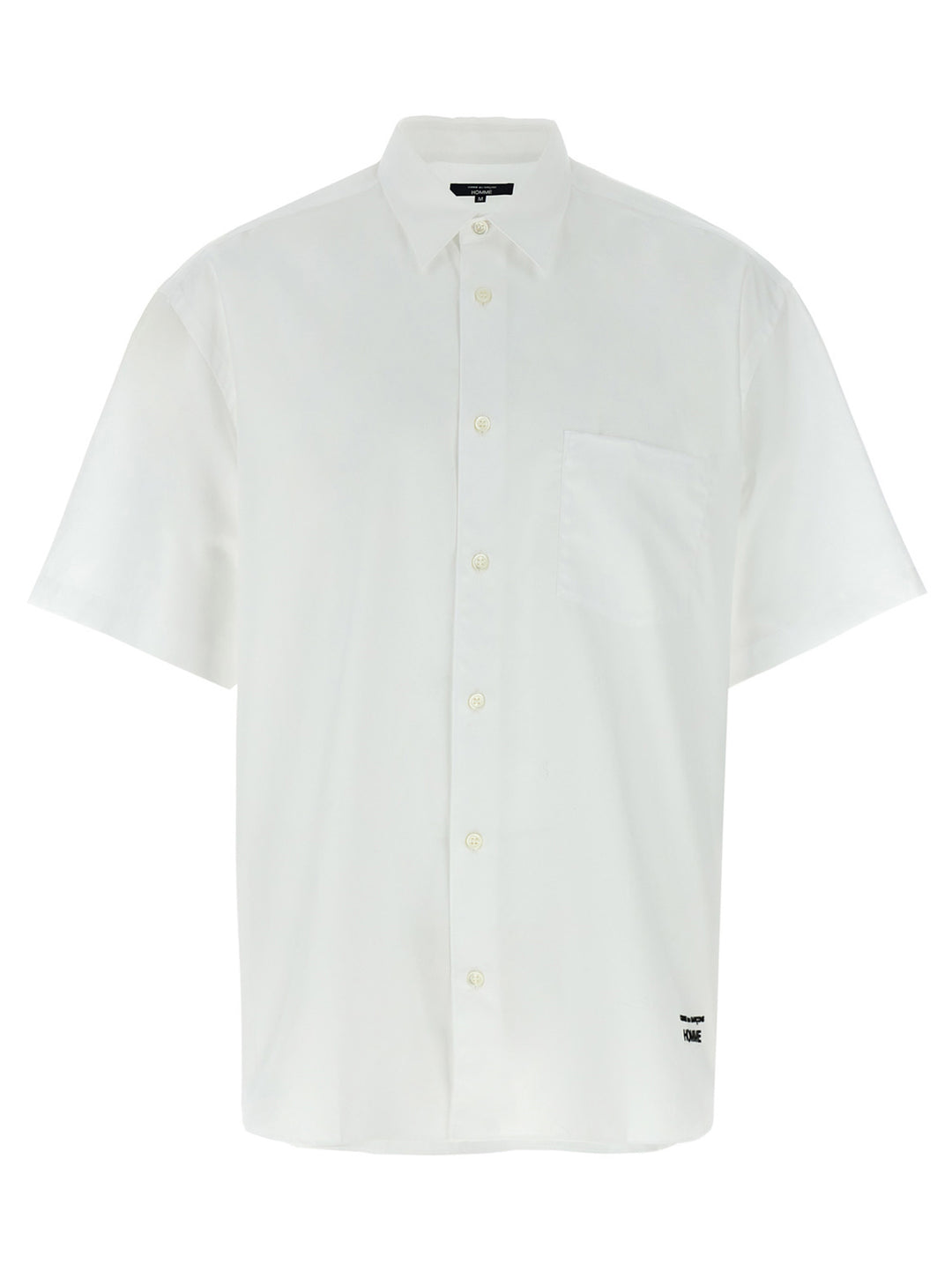 Comme Des Garçons White Cotton Blouse