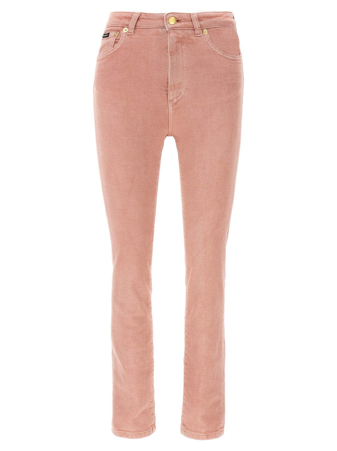 Dolce &amp; Gabbana Multicolor Cotton High-Waisted Jean
