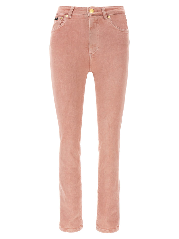 Dolce &amp; Gabbana Multicolor Cotton High-Waisted Jean