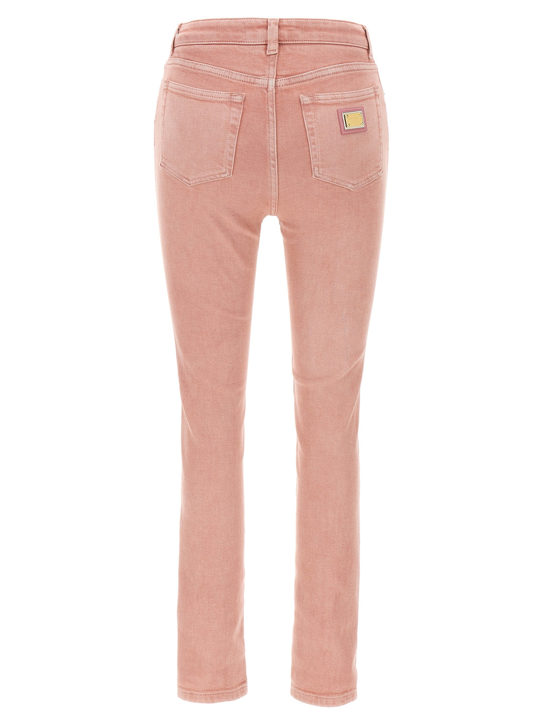 Dolce &amp; Gabbana Multicolor Cotton High-Waisted Jean