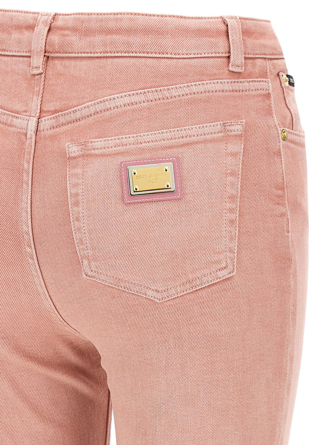 Dolce &amp; Gabbana Multicolor Cotton High-Waisted Jean