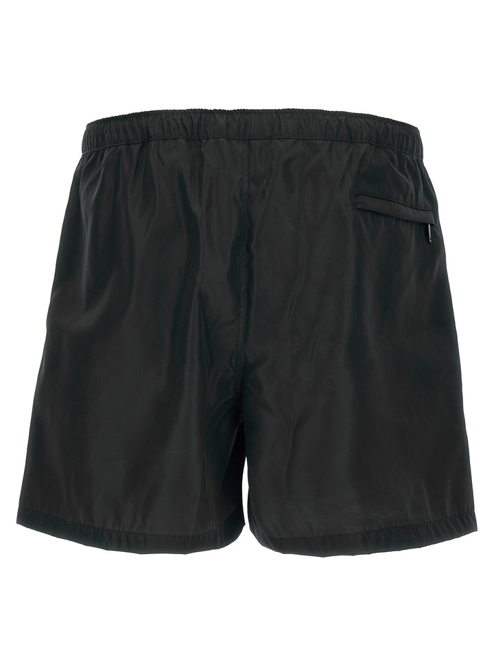 Valentino Garavani Black Polyamide Swim Shorts