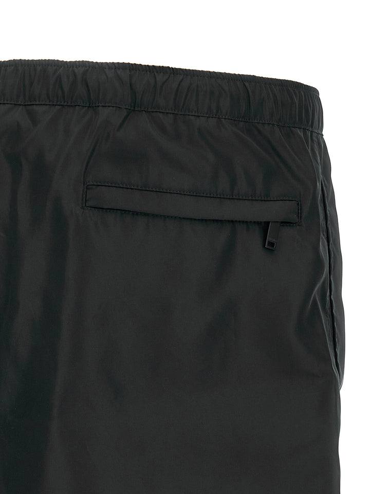 Valentino Garavani Black Polyamide Swim Shorts