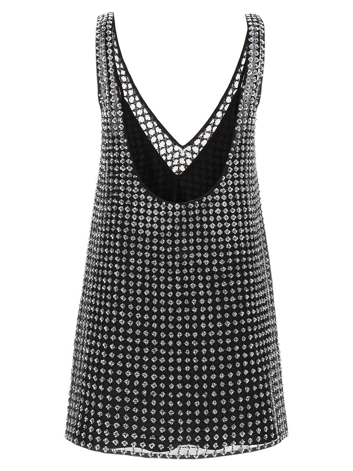 Max Mara Black Silk Short Dress