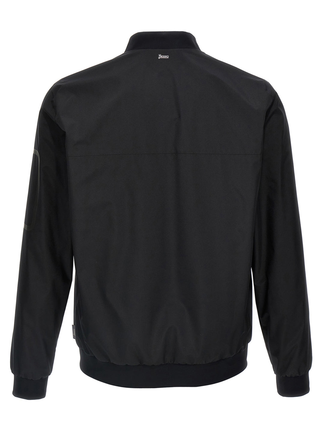 Herno Black Polyester Bomber