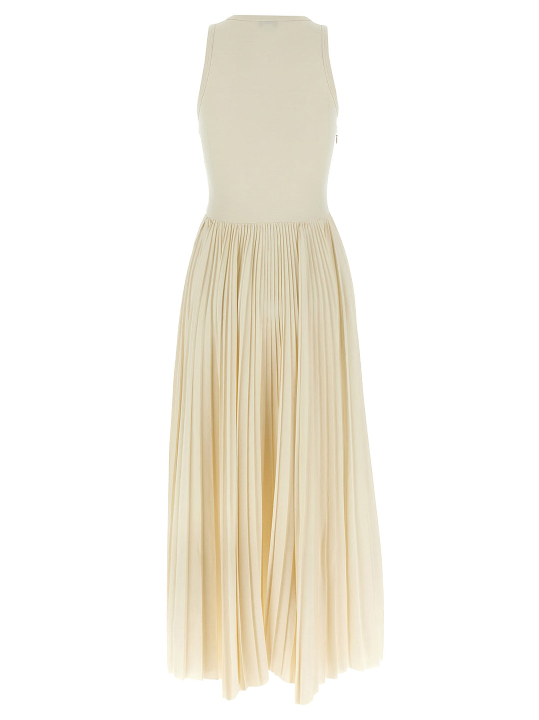 Alexander McQueen White Cotton Long Dress