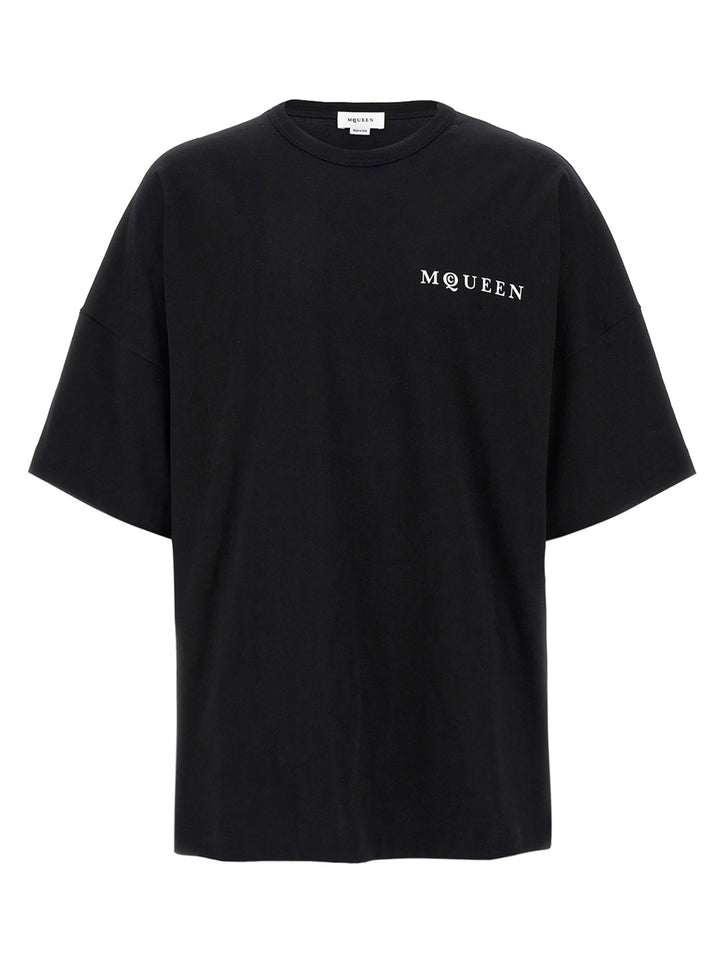 Alexander McQueen Bicolor Cotton T-Shirt