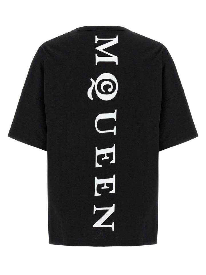 Alexander McQueen Bicolor Cotton T-Shirt