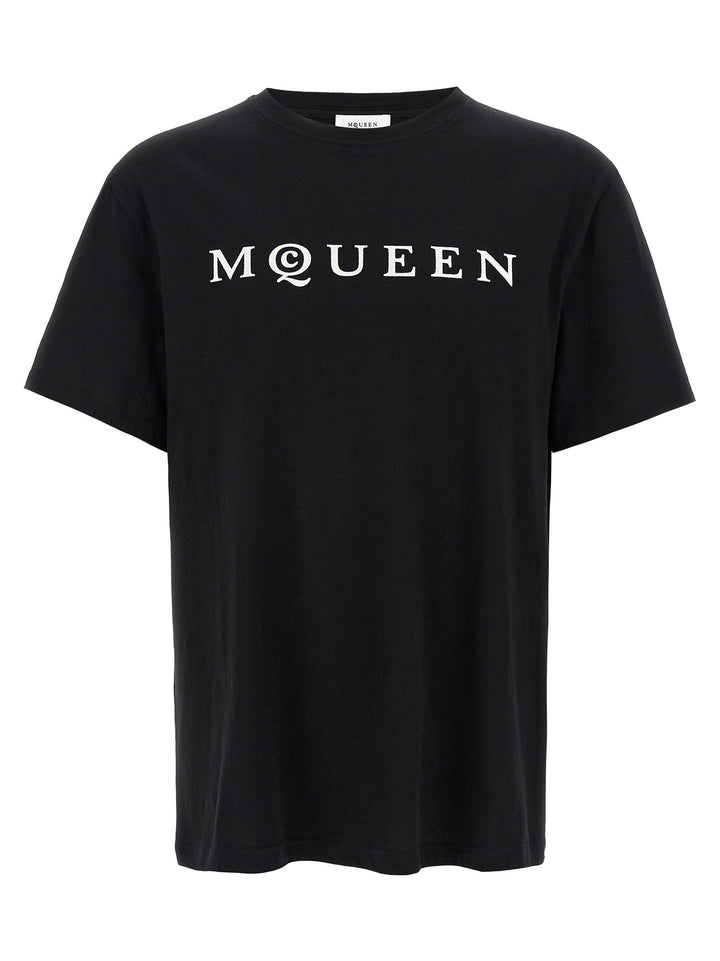 Alexander McQueen Bicolor Cotton T-Shirt
