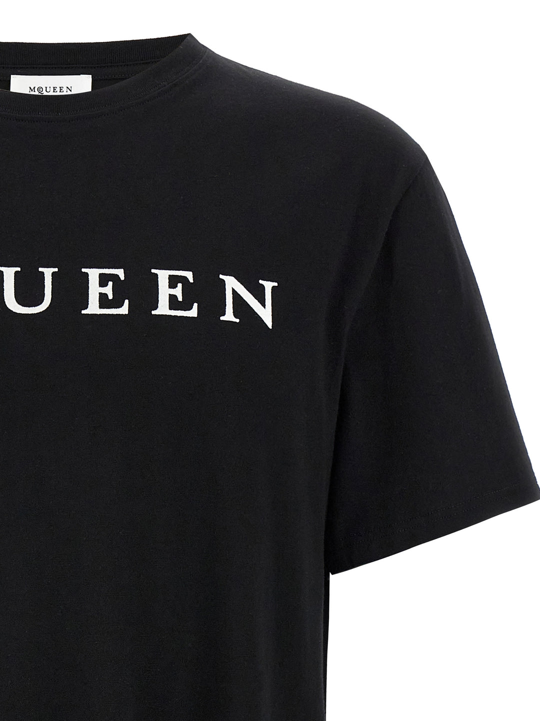 Alexander McQueen Bicolor Cotton T-Shirt