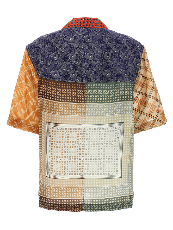 Marine Serre Multicolor Silk Blouse