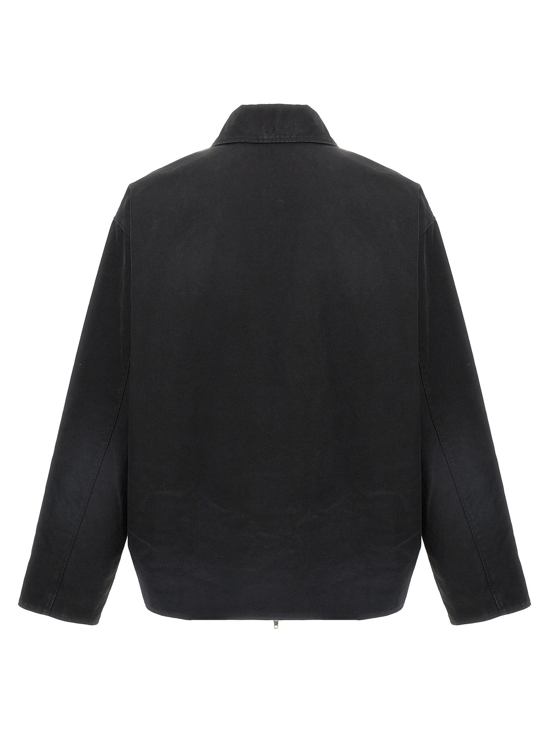 Balenciaga Black Cotton Full-Length Jacket