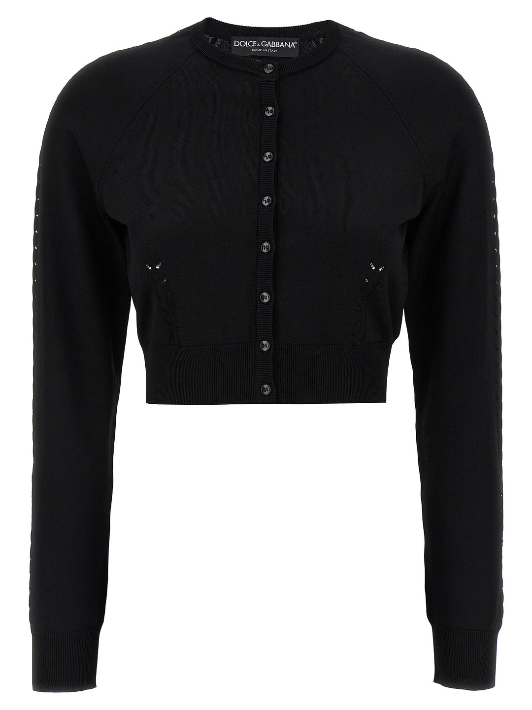 Dolce &amp; Gabbana Black Viscose Cardigan