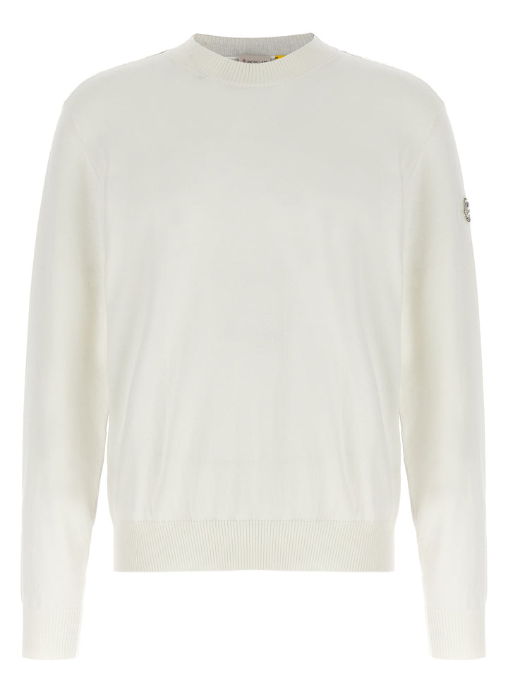 MONCLER GENIUS White Cotton Cardigan
