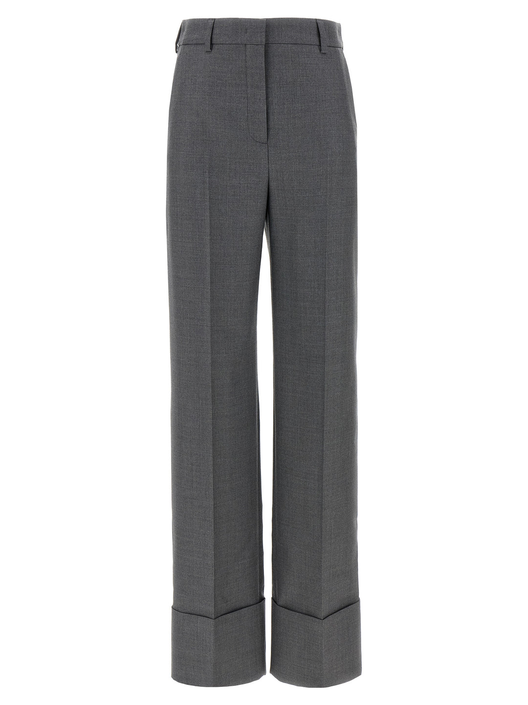 Valentino Garavani Gray Virgin Wool Dress Pants