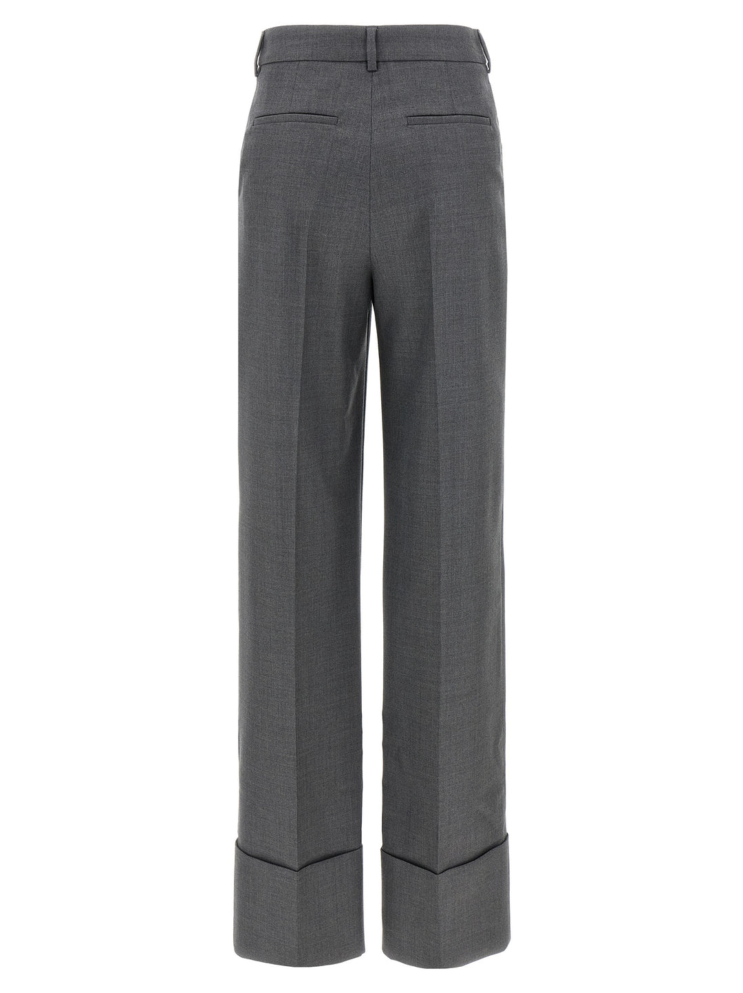 Valentino Garavani Gray Virgin Wool Dress Pants