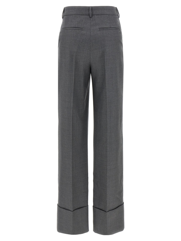 Valentino Garavani Gray Virgin Wool Dress Pants